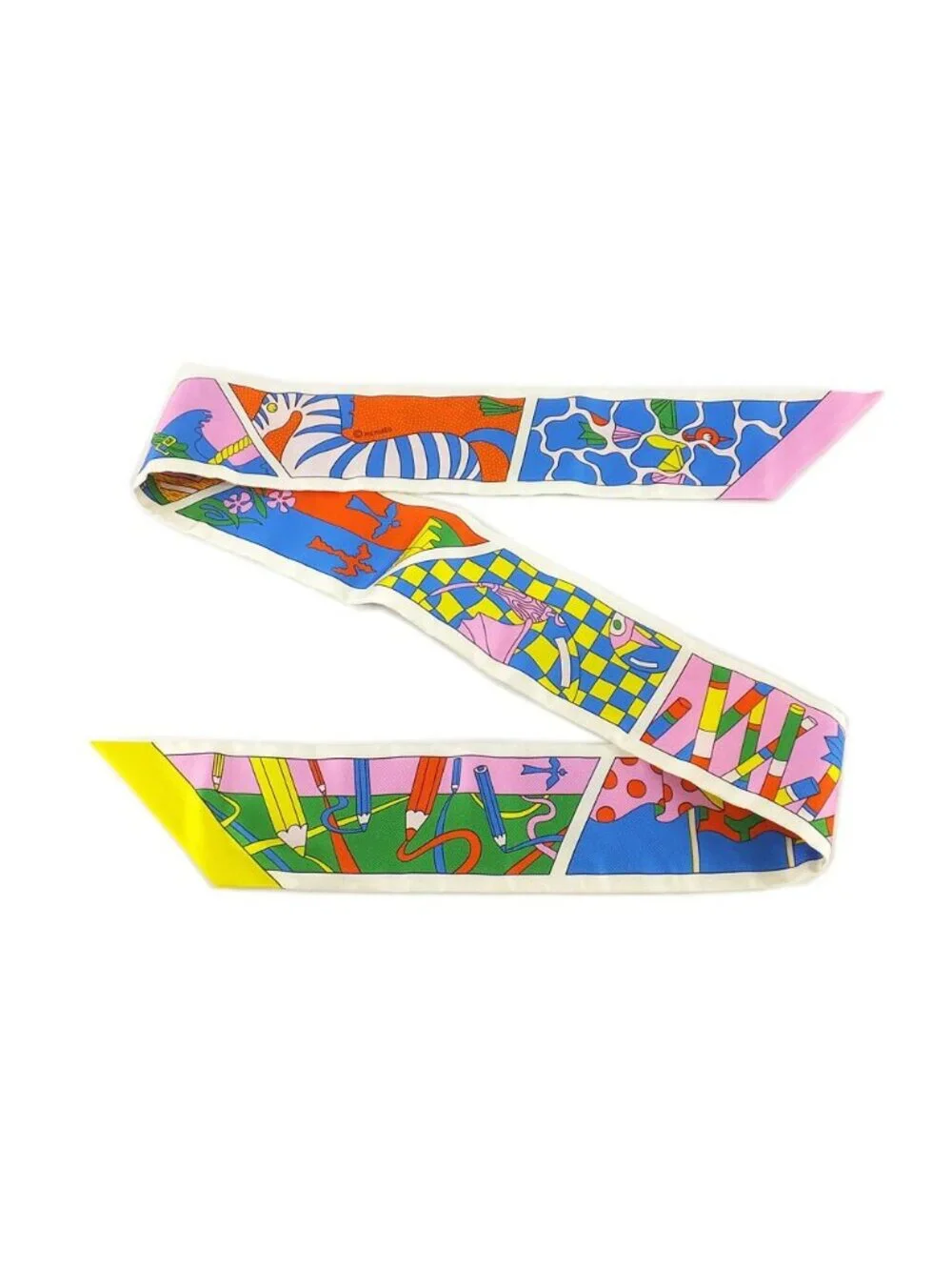 Hermes Heaven Factry Suit Factory Multicolor Scarf - Picture 7 of 9
